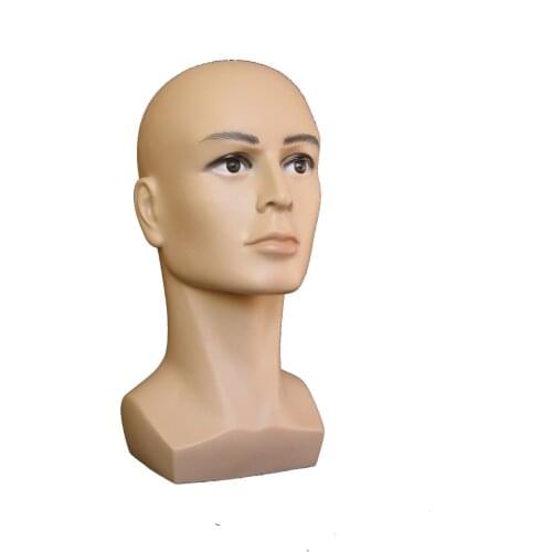 New Man Mannequin Manikin Head Hilarious Mould Show Stand Model Cosmetology mens head model Free shipping ALUM0001