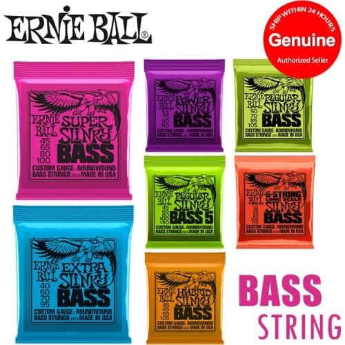 Original Ernie Ball 2831 2832 2833 2834 2835 2836 2838Hybrid Slinky Round Wound Bass Strings [For 5-String / 4-String Bass]