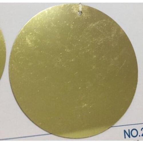 500g 50mm Flat Round Sequins Crafts Sewing Accessories With 1 Side Hole Confetti Spangles