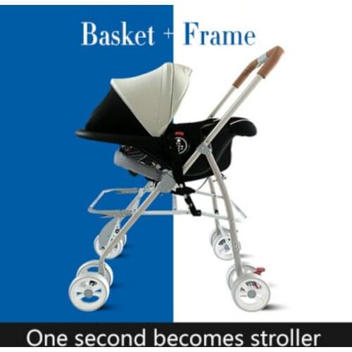 Portable Infant Baby Sleeping Basket Newborn Cradle Car Safety Seat Baby Stoller with Car Seat Travel System Pram Free Ship