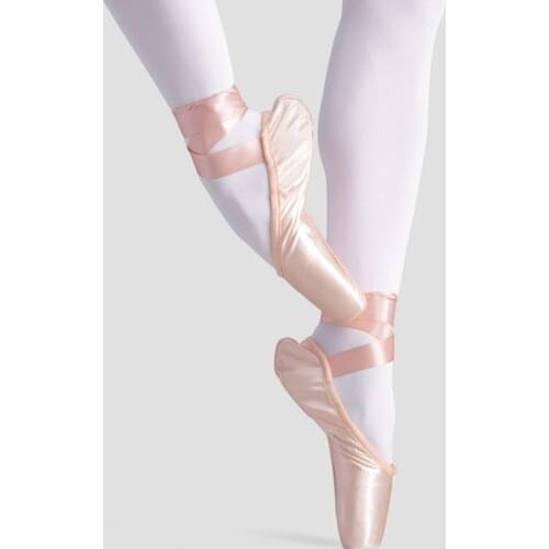 Professional Ballet dance Satin Dance Ballet Pointe Shoes Childrens Girls Adult Women Ballet Shoes
