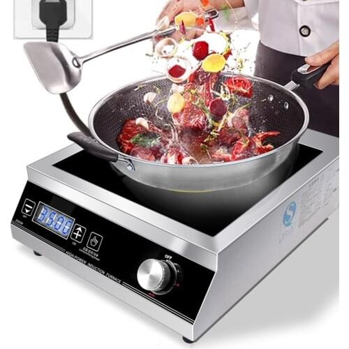 3500W Induction Cooker Commercial Hot pot Stove Household Induction Cooker Stir Fry Cooking Machine