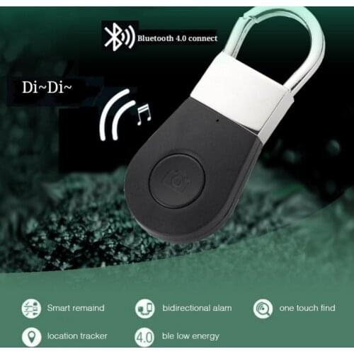 Anti-Lost for kids Pet dog Key Finder Theft Alarm Locator Smart Mini GPS Tracker Bluetooth remote Shooting Place Tracking Tool