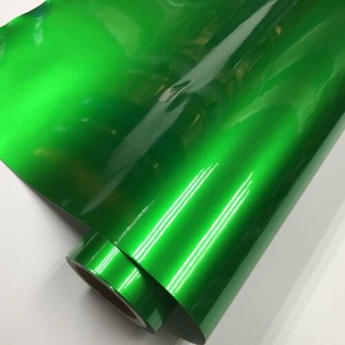 50cm*200cm/300cm Luxury Glossy Metallic Green Vinyl For Car Wrap Film With Air Channel Pearl Shinny Sticker Vehicel Wraps