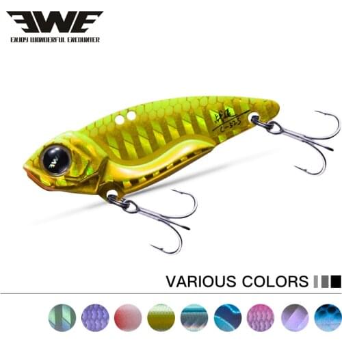 EWE ZHANDOU Jigbait 6.5g/40mm 8.5g/44mm 11g/48mm 13.5g/52mm Wobbler Metal Vib Artificial Bait Bass Sea Fishing Lures