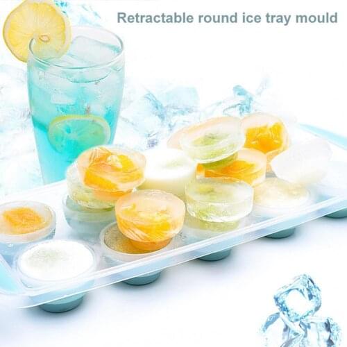10 Cavity Ice Sphere Mold Environmentally Safe Wear Resistant Soft PP Whiskey Ice Ball Maker for Cocktail Drink Make Ice Tools