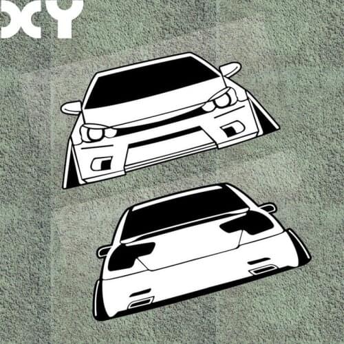 XY 2 Pcs Jdm Vinyl Decal Car Sticker Truck Car Window Bumper Auto Racing Stickers and Decals for Volkswagen VW