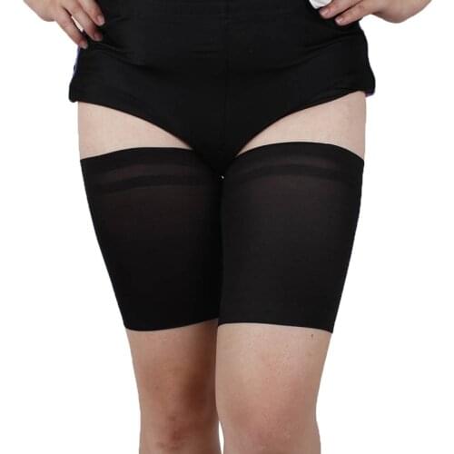 2Pcs Summer Women Anti-chafing Thigh Bands Band High Anti-friction Elastic Silicone Anti-Slip Protection Leg Warmer Plus Size