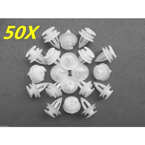 50Pcs Door Trim Panel Clip Auto Rivet Retainer For BMW 3 5 7 E36 E34 E32 BE14