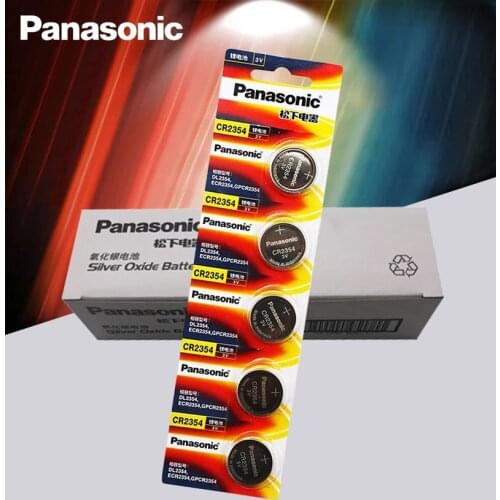 50pc/lot Original Battery Panasonic Car remote key 3V Li battery CR2354 button battery instrument and meter batteries
