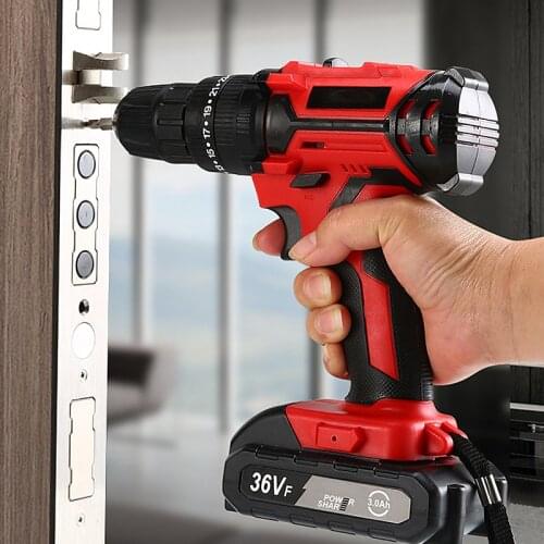 Cordless Impact Electric Drill 12V 18V 36V Cordless Drill Electric Screwdriver Mini Wireless Power Tool High Quality Home Tool