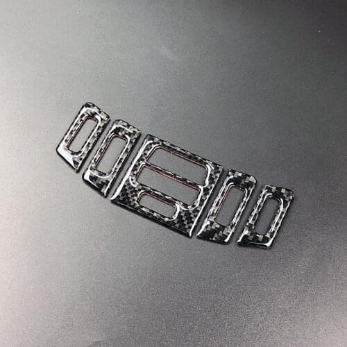 For BMW E90 E92 Air Conditioner Vent Outlet Cover Car Styling Carbon Fiber Decoration Interior Mouldings High Car Accessories
