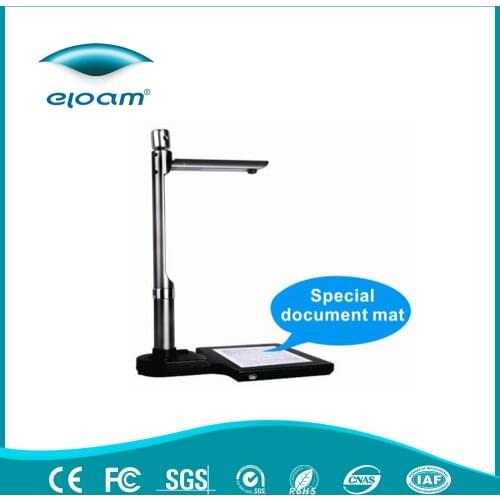 Eloam s520 5 Mega piexels Portable document Camera Scanner A4 with hard pad cmos usb OCR JPG PDF AVI