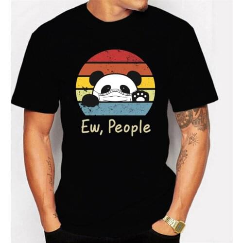Ew,people T-shirt Fashion Brand Short-sleeved Men and Women Summer Street Hip Hop T-shirt 100% Cotton Black Male Tops Tees