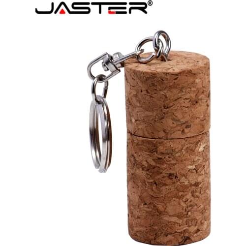 JASTER USB 2.0 Promotion cork (free custom logo) Wooden usb flash drive pendrive 4gb/8gb/16gb/32gb/64gb Fashion U disk