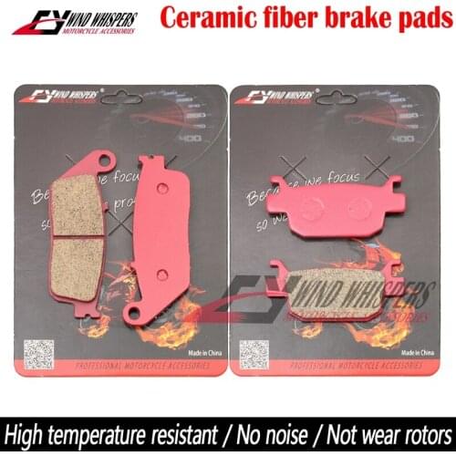 Motorcycle Ceramic Front Rear Brake Pads For Honda NSS 125 NSS125 Forza 2015-2018 SH 125i 150i 2014-2018 SH 300i 2016-2018