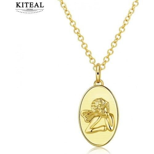 KITEAL floating charms Gold color Lady pendants oval coin Golden religious pattern tattoo choker horloge
