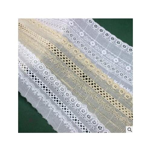 Fashion Clothing Cotton Embroidery Lace Underwear Home Textile Decoration Handmade Fabric