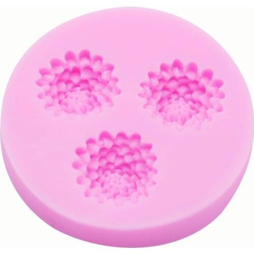 New 3 D liquid flower mold DIY chocolate mold 15-509