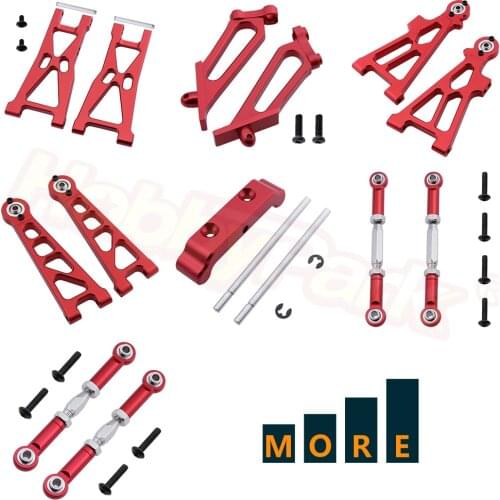 Metal Aluminum Alloy Upgrade Parts For Himoto Tanto E10XB RC Buggy Model Car Replacement Red