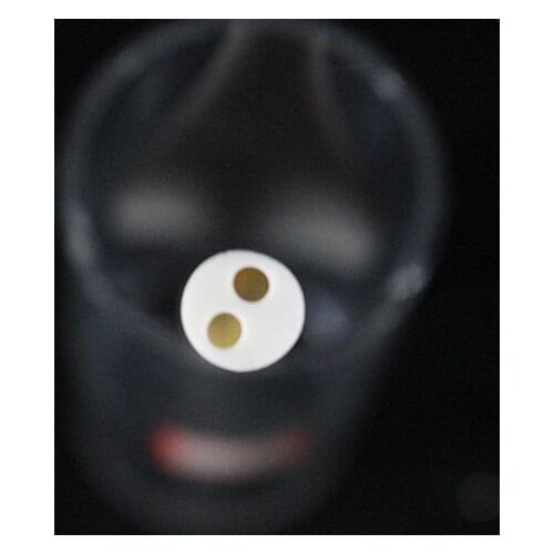 OD*ID*Length=2.0*0.5mm*100mm / 2 bores insulators / good thermostability / insulation / ceramic tube