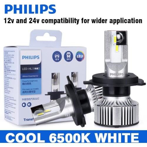 Philips Ultinon Essential G2 LED Car Headlight H4 LED H7 H1 H8 H11 9005 9006 6500K car Styling Auto Headlamp Fog Light Bulbs
