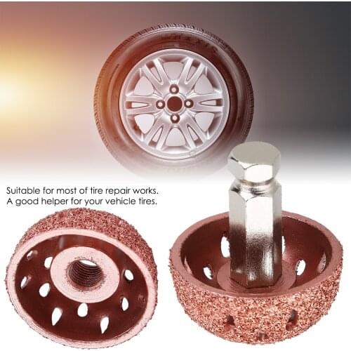 38mm tungsten steel material hemispherical pneumatic grinding head grinding wound / tire tire repair tools