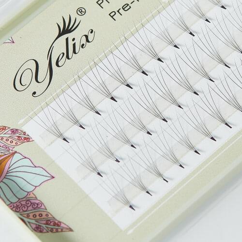 4d lashes premade volume fans C curl bundles of eyelashes 0.07mm mink eyelash clusters individual lashes eyelash extension yelix