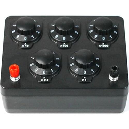 0-9999.9 Ohm Variable Resistance Box Decade Resistor Experimental Equipment For Physical School Teaching #715