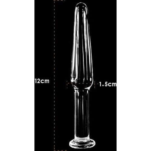 Glass Butt Plug Erotic Adult Toys 12CM Sex Toys Crystal Anal Plug dildo Female male Masturbation Anus products lesbian lover