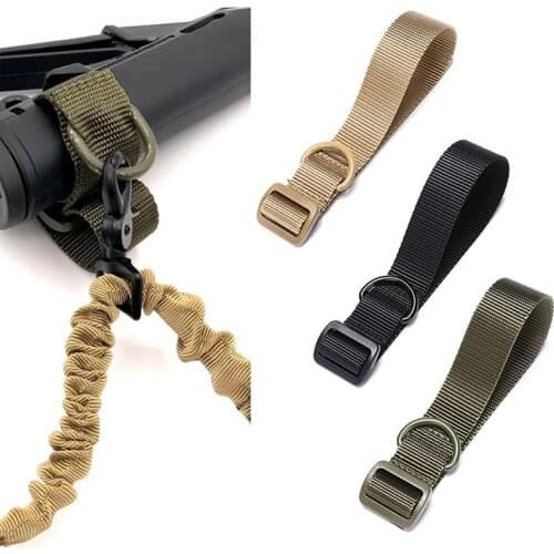 Military Airsoft Tactical ButtStock Sling Adapter Rifle Stock Gun Strap Gun Rope Strapping Belt Hunting Accessories