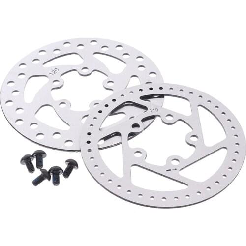 110/120mm Stainless Steel Electric Scooter Brake Disc Rotor Pad Replacement Parts For Xiaomi Mijia M365