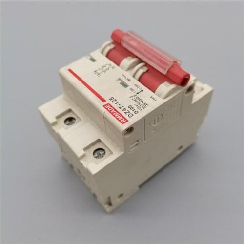 2p Dz47-125 Air Switch Protector 1p Household Vacuum Circuit Breaker Air Switch C45 63A 80A 100A 125A