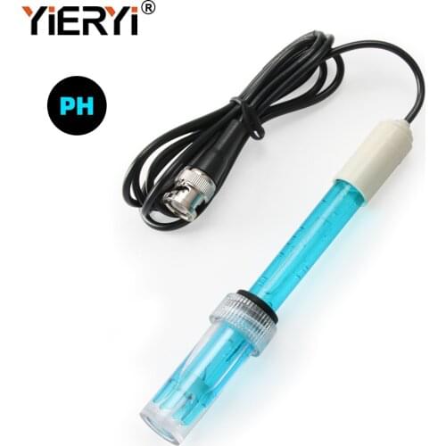 Yieryi PH-301L Ph Electrode Probe Replacement Aquarium Hydroponics Laboratory BNC Connector PH Meter and Controller Accessories