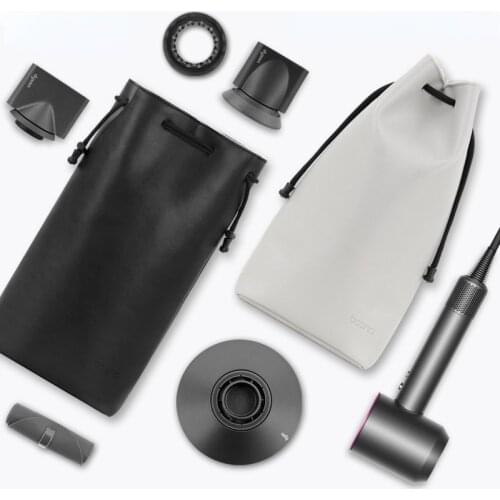 PU Leather Storage Bag for Dyson Hair Dryer Portable Dustproof Organizer Hair Dryer Travel Bag Case for Dyson