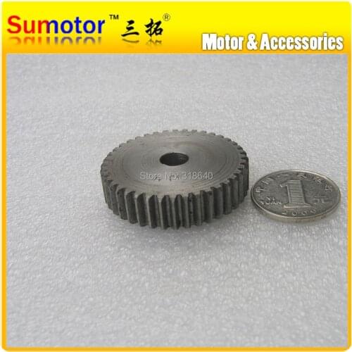 Spur Gear 1M 40T 40 Teeth Mod 1 Width 10mm Bore not large than 8.3mm Right teeth 45# steel CNC robot gear rack transmission