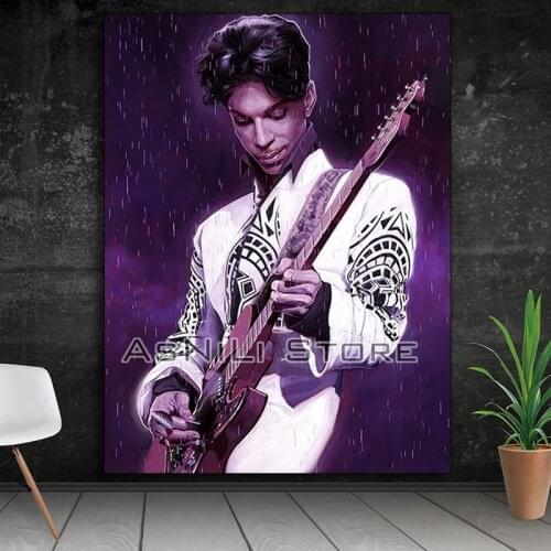 Full Square/Round drill 5D Diamond Painting DIY diamond embroidery Prince in purple rain Diamond mosaic Home Decor Gift