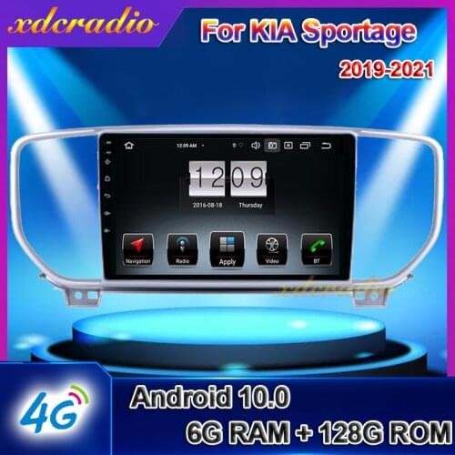 Xdcradio 9" Android 10 For KIA Sportage 4 KX5 Car Radio Automotivo Car Multimedia Player Auto GPS Navigation 4G 6+128G 2016-2018