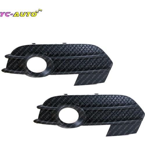 Car Front Left Right Bumper Fog Light Grille Cover Cap For Audi Q3 2012 2013-2015 EU Version 8U0807681A 8U0807682A Car-styling