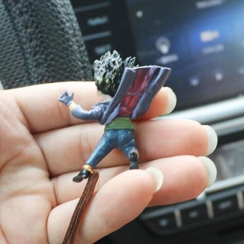 Car Pendant The Joker Hanging Acrobatic Clown Anime Figure Ornaments Auto Rearview Mirror Interior Decoration Accessories