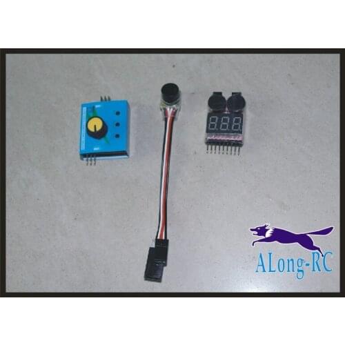 Free shipping :RC airplane spare part hobby plane model beginner set :BB sound been founder+volt warning +servo tester