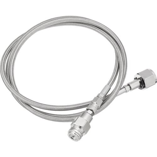 CO2 for SodaStream Soda Club To External CGA320 Tank Direct Adapter and Hose Kit 60inch Braided Hose