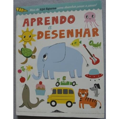 H Parent Child Kids Portuguese Book Early Education Cute Picture Puzzle Handmake Hardcover Libros Book Age 6 up