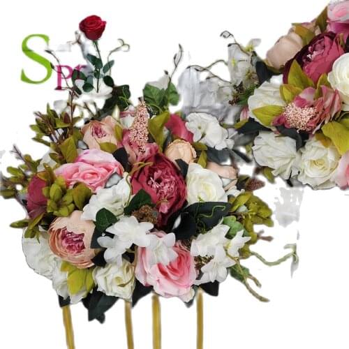 SPR 10pcs/lot Artificial Flowers Handmade Table centerpiece Flowers Decorative Balls MADE IN CHINA