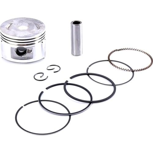 GY6 60cc High Performance Piston Pin Ring Kit 44mm Big Bore Air-cooled Piston Rings Pin Set for Moped Scooter