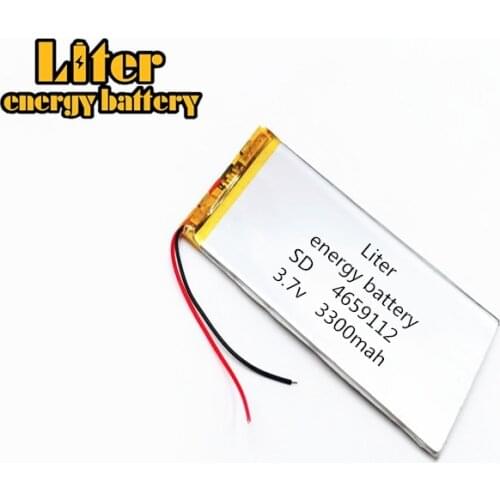 4659112 3.7V 3300mAh 4060110 Lithium Polymer Li-Po li ion Rechargeable Battery cells For Mp3 MP4 GPS mobile bluetooth 5060110