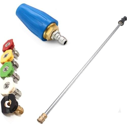 For Pressure Washer with 1/4" Quick Connect Plug,4.0 GPM 3600PSI Turbo Rotating Spray Nozzle 360degree Rotating Turbo