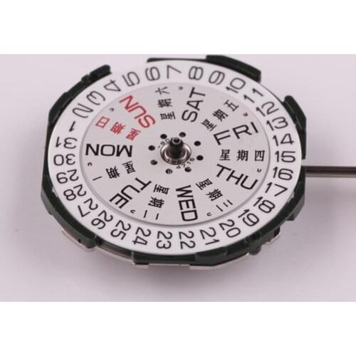 New and original Japanese 2035 movement 2105 mens double calendar three-hand watch movement accessories without batteries