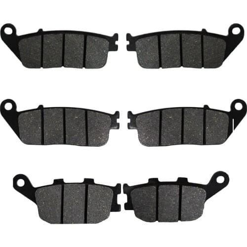Motorcycle Front and Rear Brake Pads for Honda CB600 1998-2012 CBF600 2004-2011 CBR600 1995-2013 CBF1000 F 2006-2011