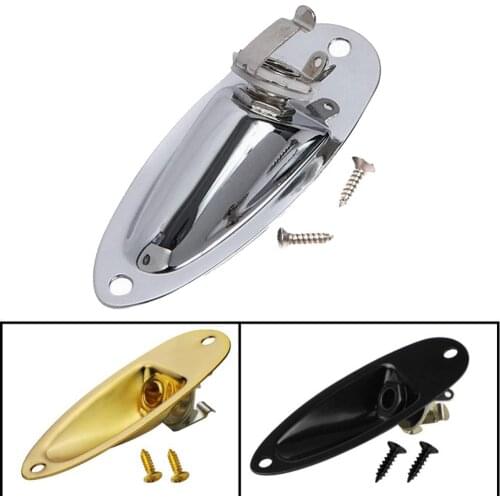 Pickup Jack 6.35mm Boat-shaped Pickup Jack for Strat Electric Guitar / Bass MX0036D